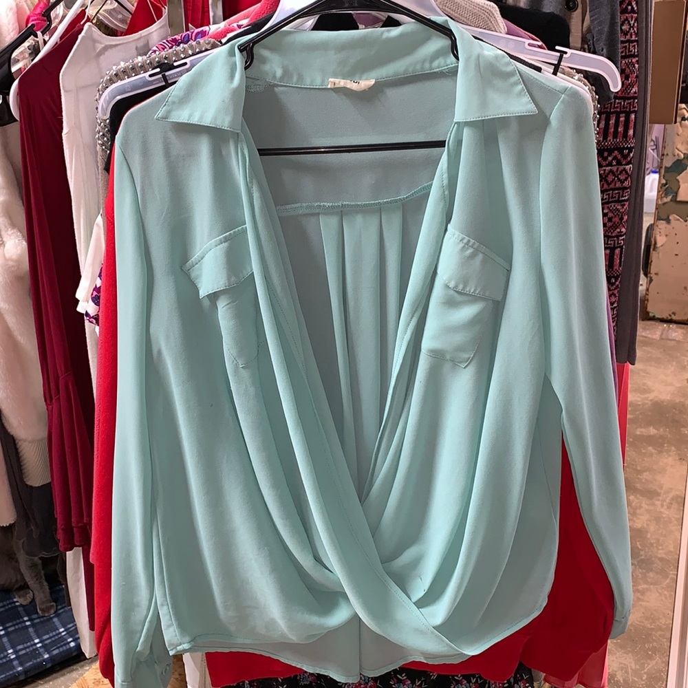 TOBI twist blouse top